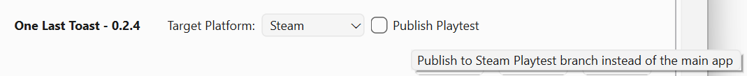Steam Publish Profile