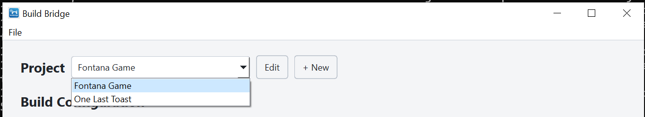 Project Selector